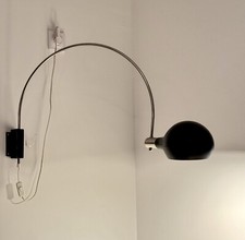 Lampadaire applique arc Noir