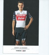 TDF CYCLISME autographe  de  ELISSONDE  KENNY     team  TREK