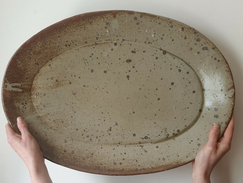 Grand plat ovale gres - plat,