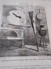 Caricature 1869 Le Chassepot