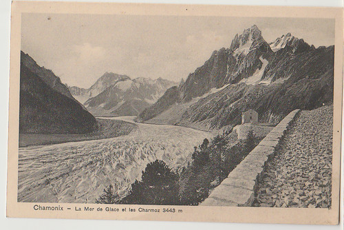 Cpa chamonix mer glace - 74,