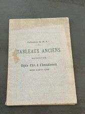 Catalogue de vente - Tableaux anciens Objets d’art et d’ameublement Drouot 1907