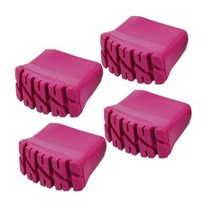 Lot de 4 couvre-pieds pour