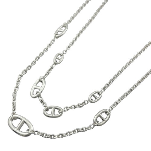 Hermes necklace silver - necklace,