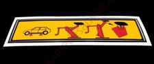 AUTOCOLLANT STICKER MOTEUR CRIC PEUGEOT 309 205 GTI CTI RALLYE