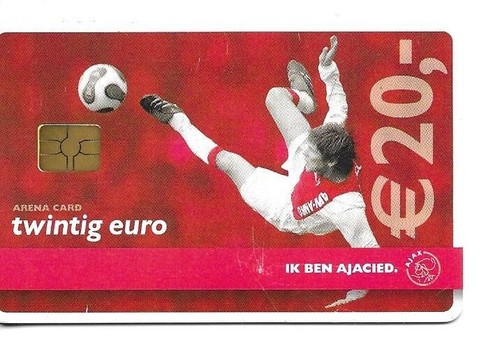 Rare phone card football - phone,