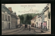 CPA Doullens, Rue du Bourg 1905 