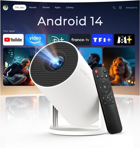 Vidéoprojecteur android 14 - 4k,