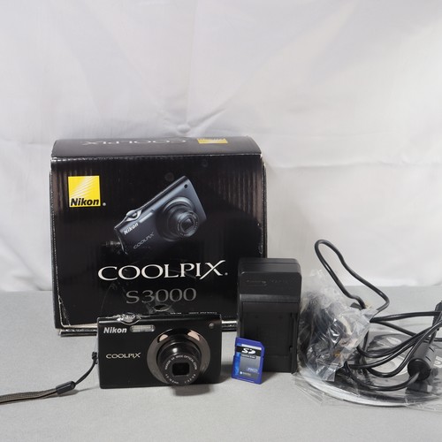 Nikon coolpix s3000 0mp - coolpix, 12.0mp