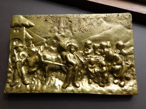 Ancien bas relief - relief, en