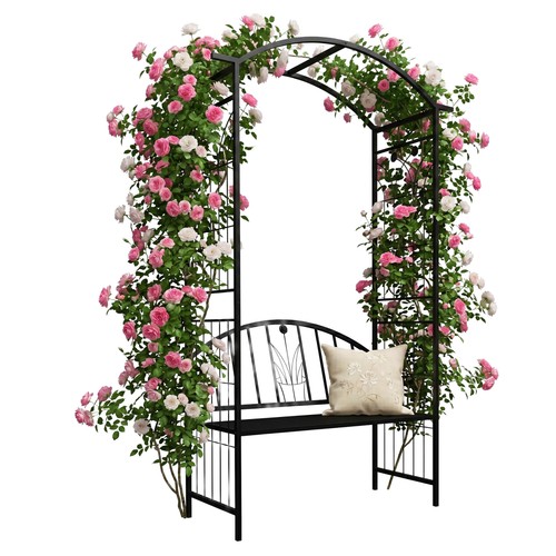 Arche roses treillis - roses,,