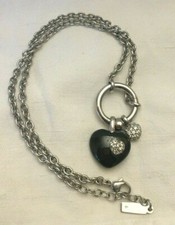 Ti Sento  superbe collier argent et zirconium