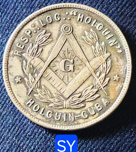 Franc maçonnerie rare méd - maçonnerie,