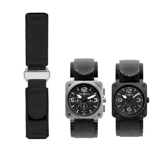 Black strap bracelet - black, band