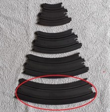 LOT DE 2 RAIL COURBE 1/8 CERCLE 15" (381 mm) AFX AURORA CIRCUIT SLOT CAR