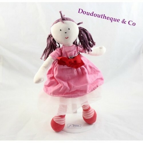 Poupée chiffon bertille - poupée,