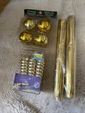 Ensemble De Décorations De Noel Vintage, Boules, Glaçons…