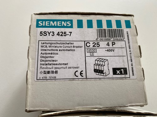 Disjoncteur siemens 5sy3425 - disjoncteur,