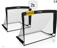 Racetex Set de 2 But de Foot Enfant Exterieur - Goal de Foot avec Sac de