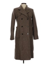 Sandro Women Brown Coat 38