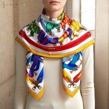 RARE VINTAGE foulard en soie