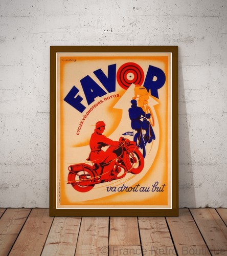 Poster affiche favor cycles - poster-affiche,
