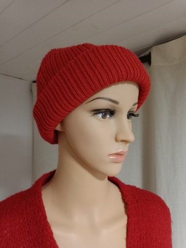 Bonnet femme bizzbee rouge - bonnet, femme,