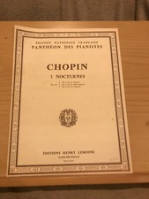 Chopin Trois nocturnes pour