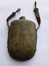 Très rare gourde modèle Britannique pour Officier guerre des Boers & WW1