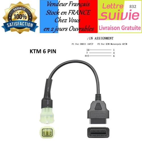 Obd2 pin vers câble - pin, 16