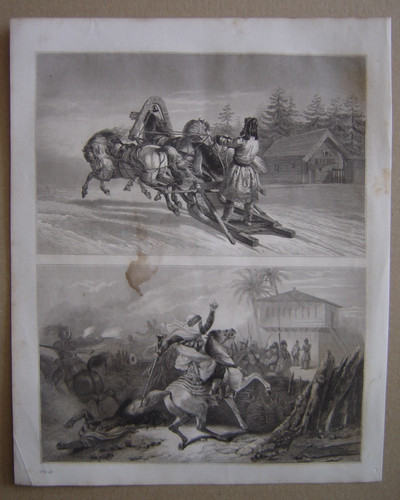 Belle gravure conquête - , l'