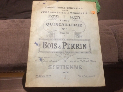 Ancien catalogue quincaillerie