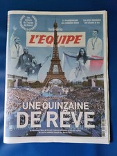 JEUX OLYMPIQUES HORS-SERIE AOUT 2024 JOURNAL L'EQUIPE