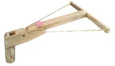 pistolet arbalète livré en kit, avec 2 flèches, montage facile