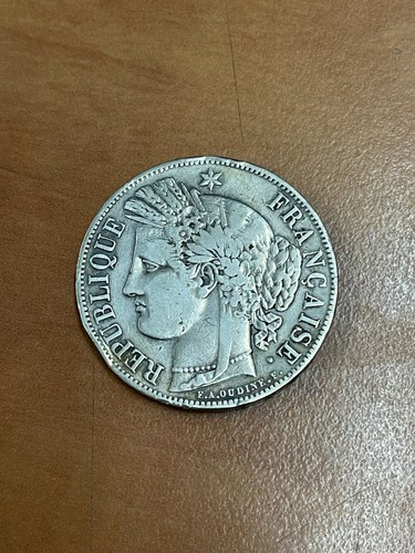 Pièce argent francs 1849 a - francs,