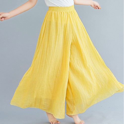 Femme court pantalon lin - court,
