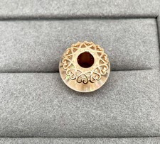 Pandora Pendentif / Charm murano iridescent et coeurs