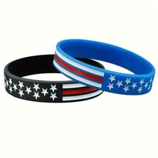 Bracelet silicone drapeau