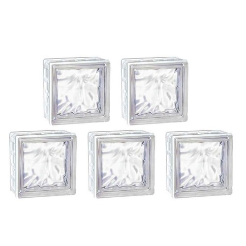 Lot briques verre la - de,