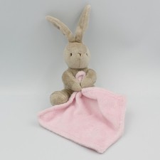Doudou lapin beige mouchoir