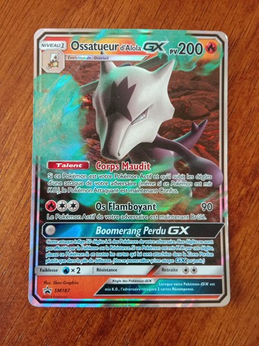 Carte pokémon ossatueur - pokémon,