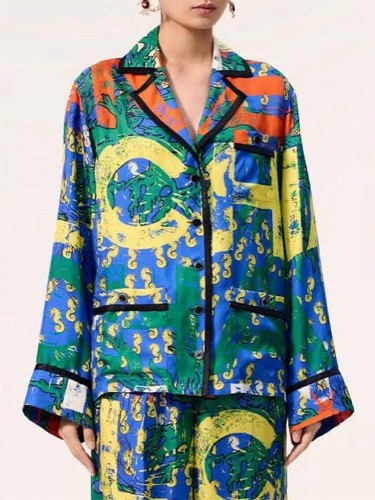 Chemise soie chanel coco - en,