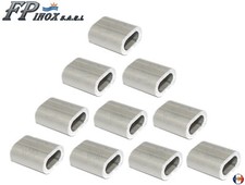 Manchon aluminium anodisé Pour Cable 1mm ( Lot de 10 )