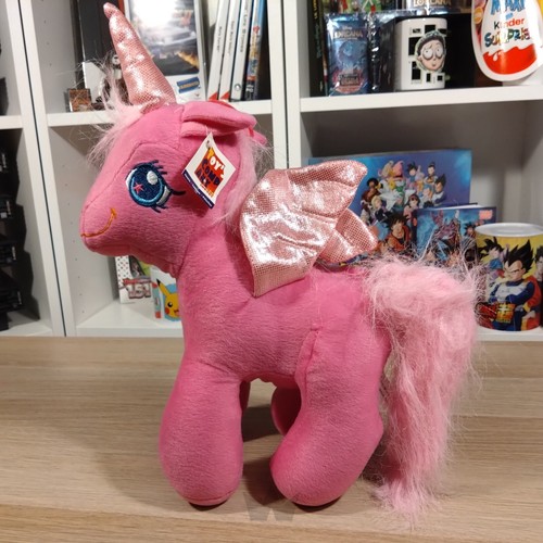Peluche licorne rose - 40cm, de