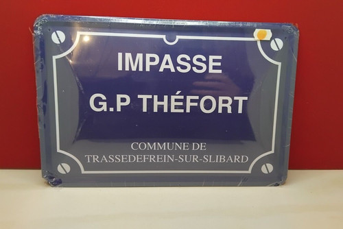 Grande plaque rue - plaque,