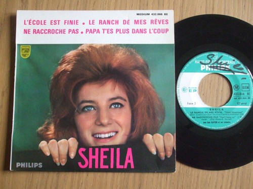 Rare 45t sheila l - de, l'ecole