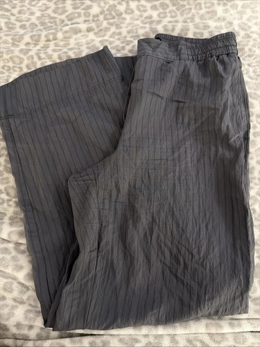 Zara pants gray black striped - zara,