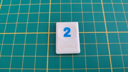 Tuile chiffre bleu jeu - tuile,