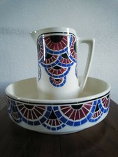 Keller & Guérin Lunéville - modèle YPRES - ART DECO - BROC ET VASQUE TOILETTE