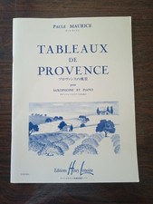 Tableaux de provence saxophone alto et piano